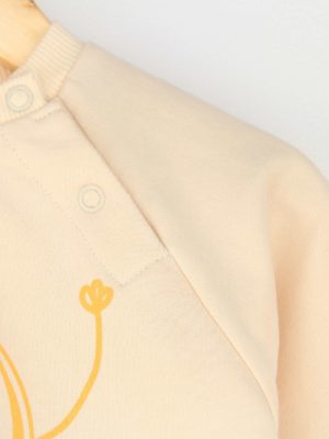 bluza galbena cu maneci lungi pentru copii baietei fetite smiley