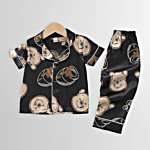 Pijama Copii Silky Negru
