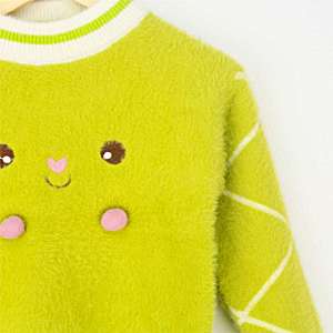 Pulover Fluffy din lana pentru copii