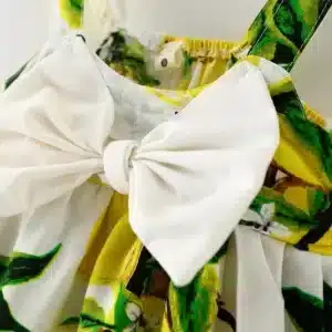 rochita cu imprimeu floral Bowie verde