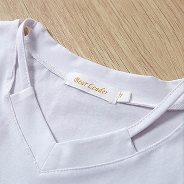 Set tricou si fusta copii - Flower Belt
