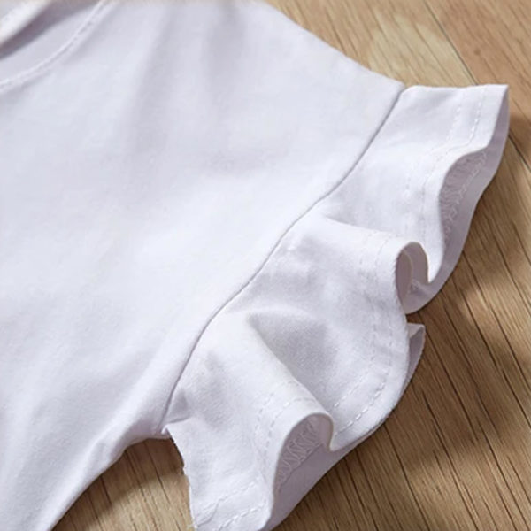 Set tricou si fusta copii - Flower Belt