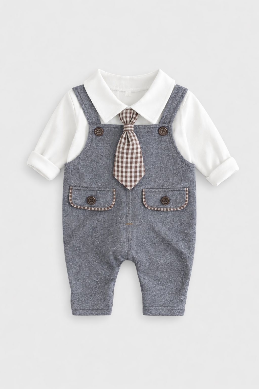 compleu cu salopeta gri cu bretele si bluza alba pentru copii baietei bebelusi baieti north compleu cu salopeta gri cu bretele si bluza alba pentru copii baietei bebelusi baieti north