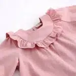 bluza pentru copii roz cu volane ada pink