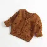 cardigan tricotat pentru copii fancy