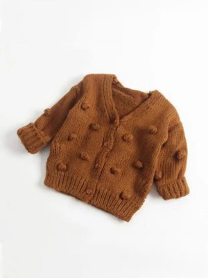 cardigan tricotat pentru copii fancy