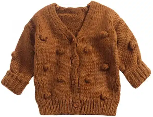 cardigan tricotat pentru copii fancy