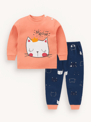 pijamale copii meow