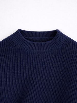 pulover tricotat albastru pentru baieti copii baietei soft