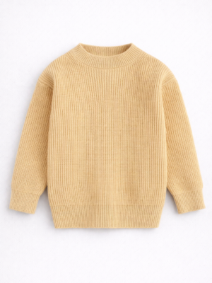 pulover tricotat pentru copii baieti fete fetite baietei soft gold