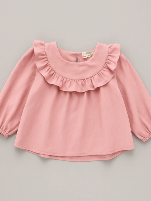 bluza pentru fetite copii roz cu maneci lungi ada