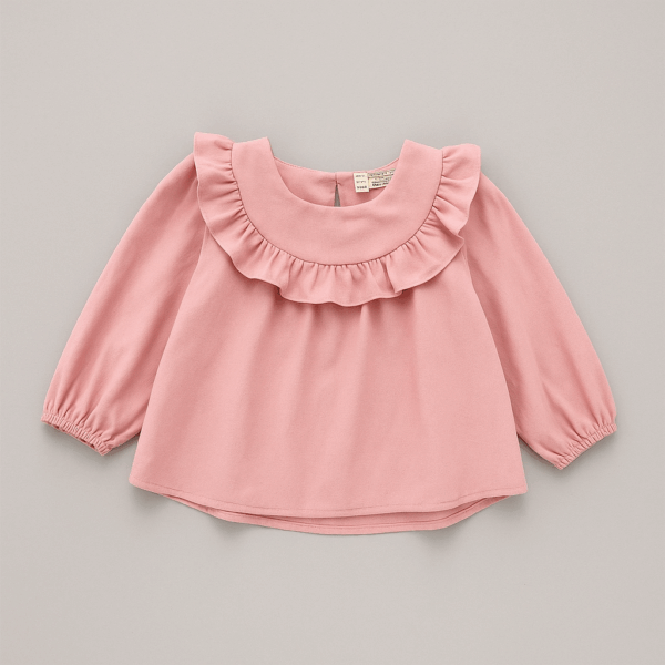 bluza pentru fetite copii roz cu maneci lungi ada