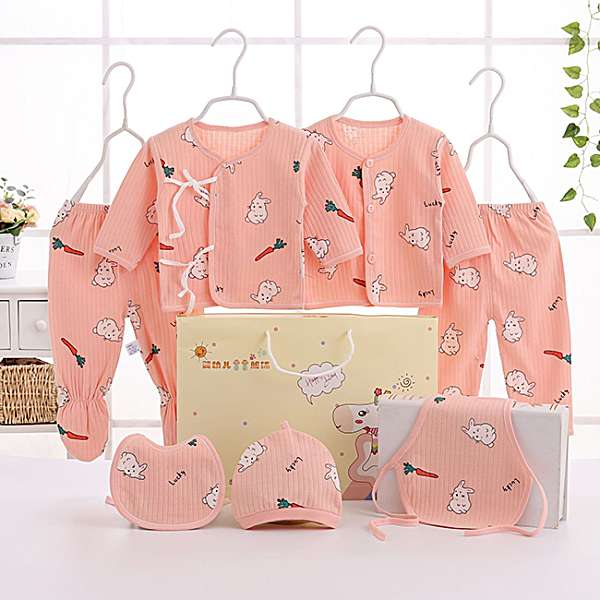 set carrot 7 piese Pink