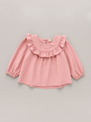 bluza pentru fetite copii roz cu maneci lungi ada