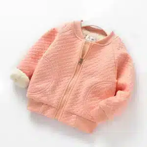 jacheta imblanita roz pentru copii