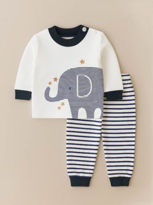 Pijama cu imprimeu Elefant