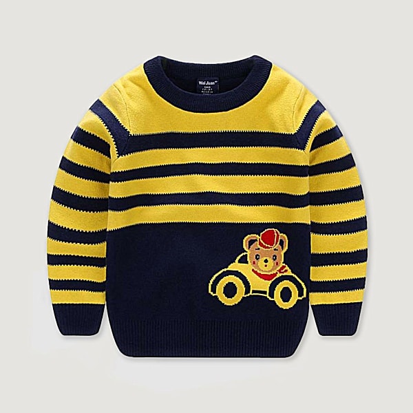 pulover pentru copii baieti bruno galben