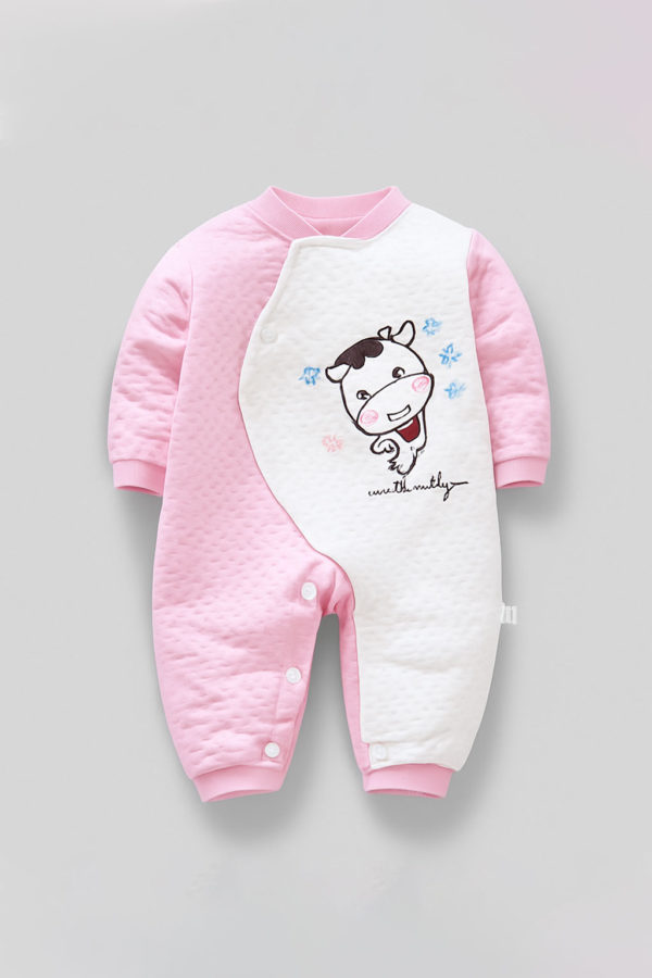 salopeta copii cow pink