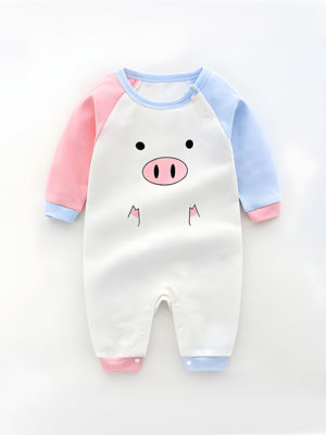 pijama pig blue