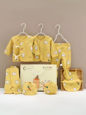 set carrot 7 piese yellow