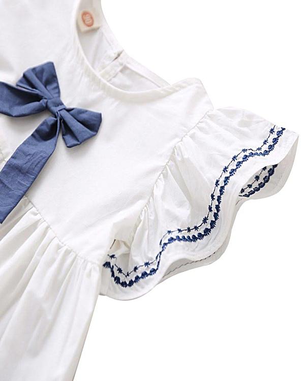 rochie alba pentru fetite marina alb