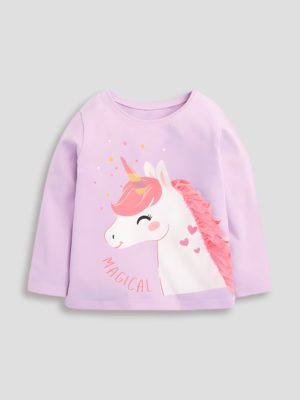 Bluza de bumbac cu unicorn Rarity