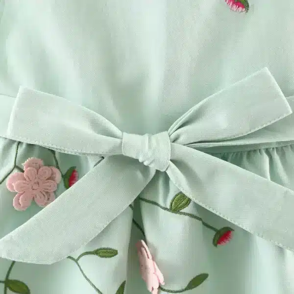rochie pentru fetite verde Blossom