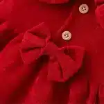 rochie rosie pentru copii mika