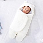 paturica de infasat pentru bebelusi alba cozy