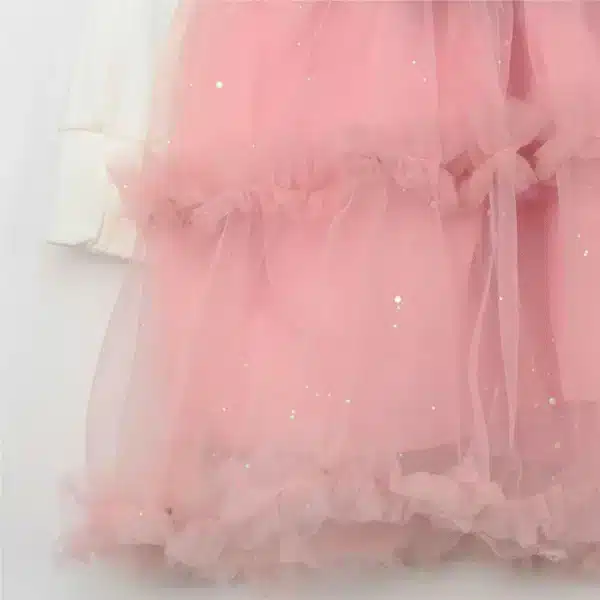 rochie pentru fetite roz tul rosemary