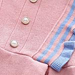 rochie tricotata roz pentru fetite pinkie