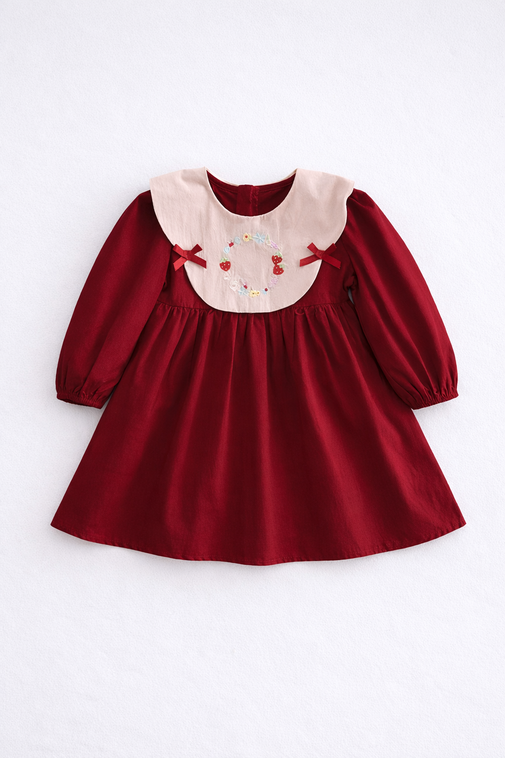 ChatGPT Image rochie lunga rosu inchis cu maneca lunga pentru fetite alette18, 2026, 03_56_29 PM rochie lunga rosu inchis cu maneca lunga pentru fetite alette