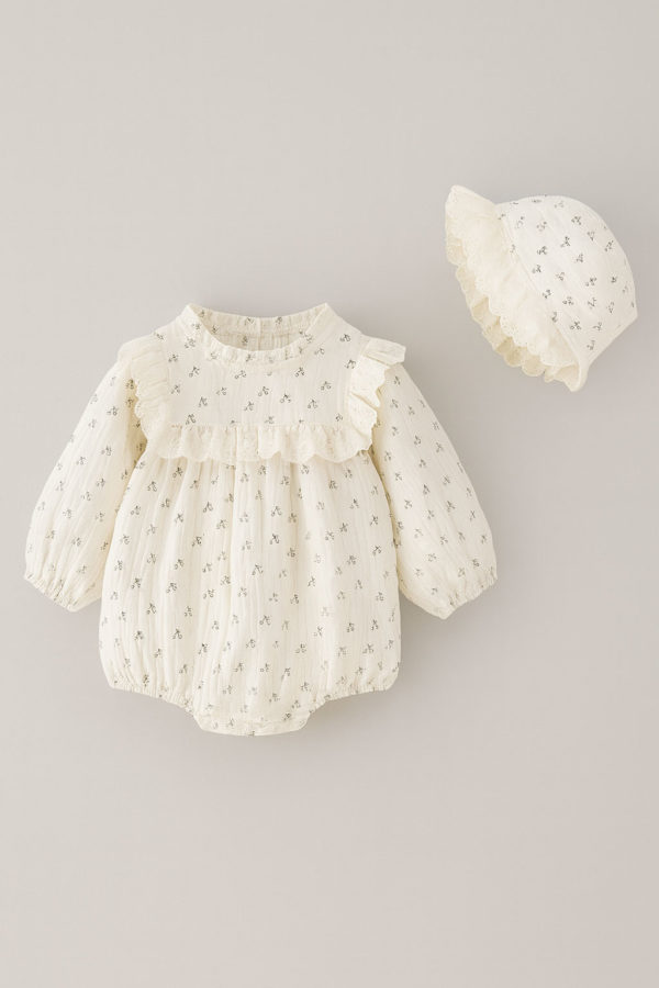 Body din muselina cu broderie - Chloe