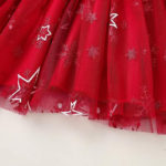 rochie cu catifea si tul velvet red pentru copii