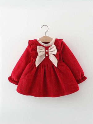 Rochie rosie cu insertii stralucitoare - Holly Red