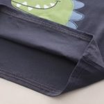 SET DE VARA PENTRU BAIETEI CU TRICOU SI PANTALONI SCURTI VERDE ALBASTRU BARNEY