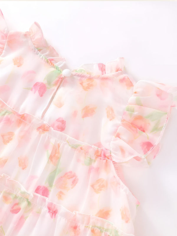 rochie unga cu imprimeu floral ivy