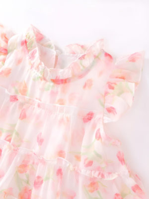 rochie unga cu imprimeu floral ivy