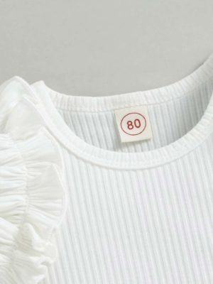 set cu tricou si pantaloni scurti cu cordon lisa