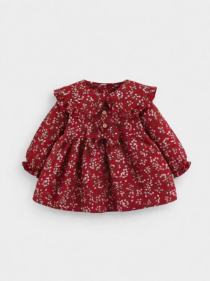 rochie scurta de primavara toamna cu flori milly