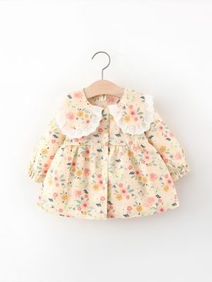 rochie galbena de primavara vara sunny garden