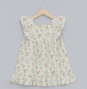 rochie de vara pentru fetite cu ursuleti beri garden
