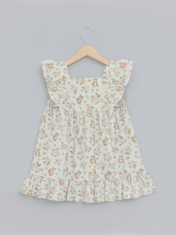 rochie de vara pentru fetite cu ursuleti beri garden