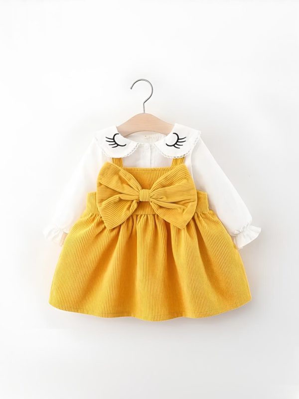 set cu rochie reiata cu bretele si bluza de corp pretty