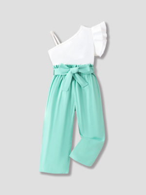 set smart casual cu top si pantaloni lungi lady