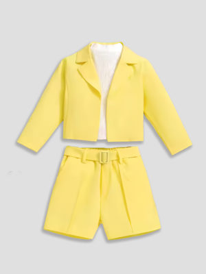 set smart casual galben moni galben