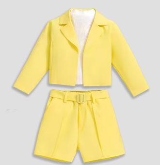 set smart casual galben moni galben