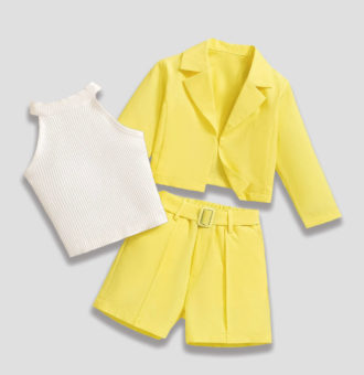 set smart casual galben moni galben
