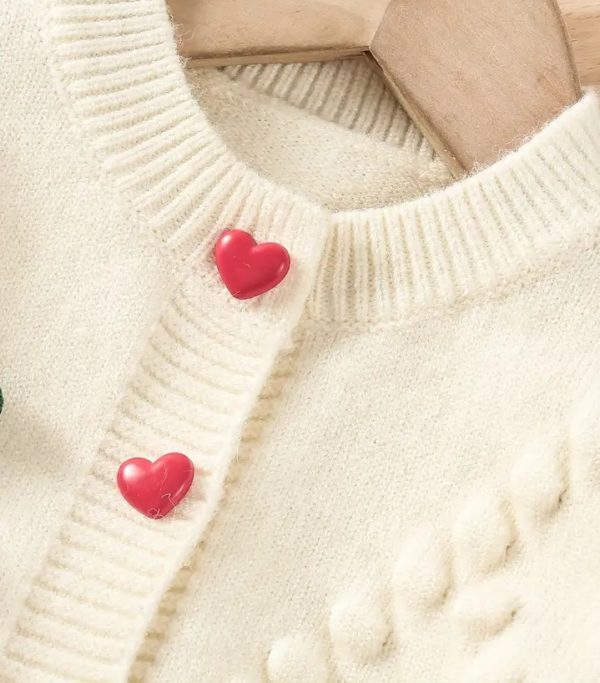 Cardigan tricotat cu cirese Cerise