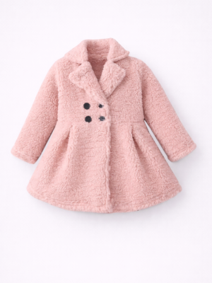 jacheta evazata din blana artificiala moale teddy